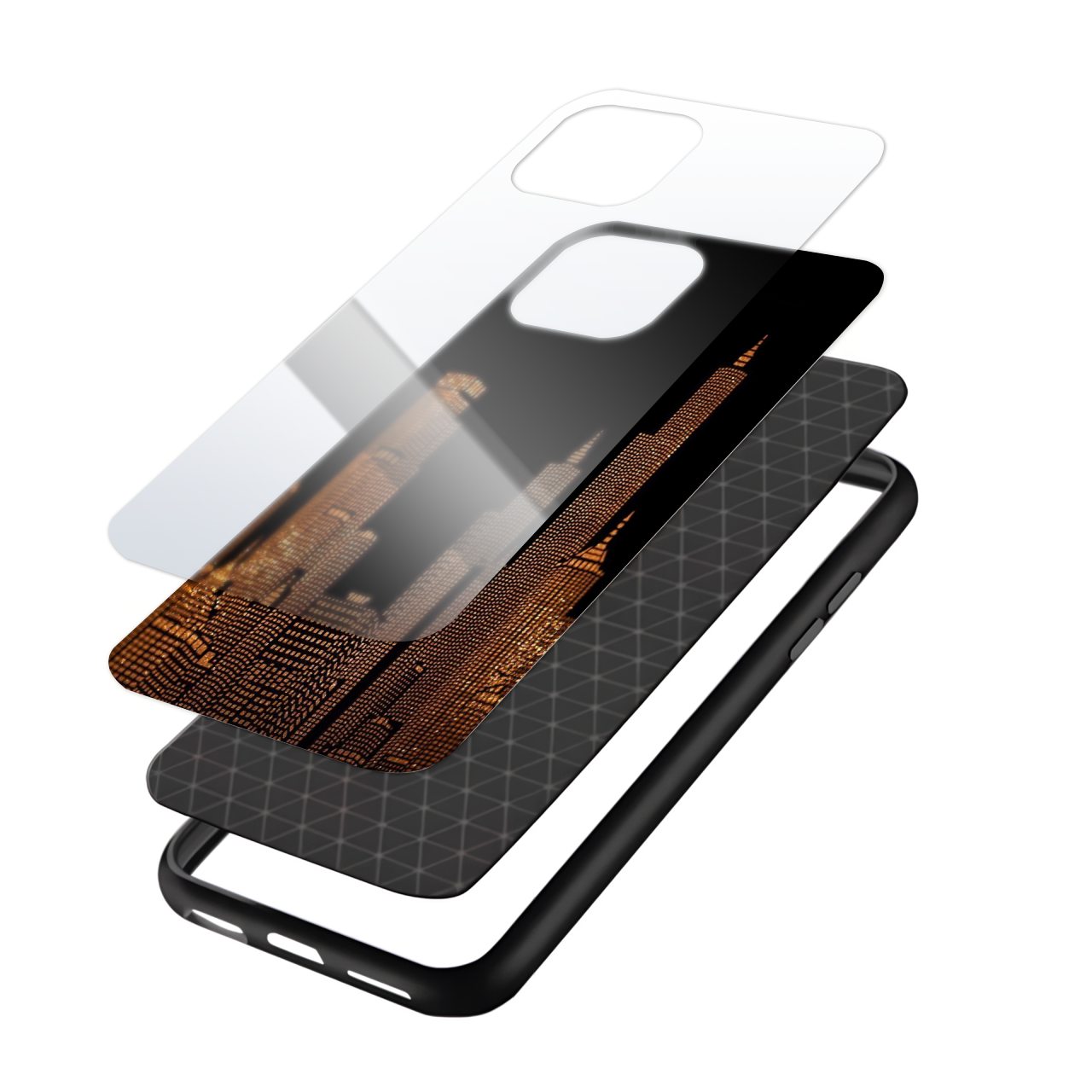 Metallic Cityscape Mobile Cover for OnePlus 10 Pro 3