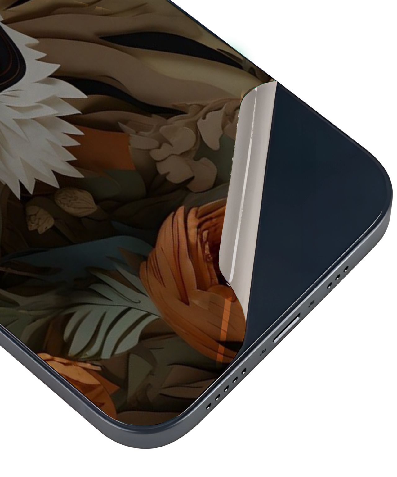 3D Tiger Face Mobile Skin 4