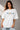 POPCASE Argentina white oversized t shirt with pixel icon cultural graphic flag football jersey empanada accordion streetwear