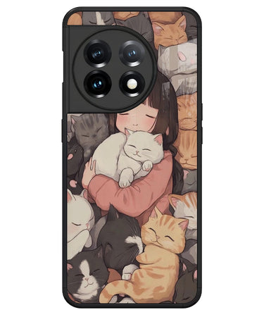 Anime Cat Lover Phone Case for OnePlus 11 1