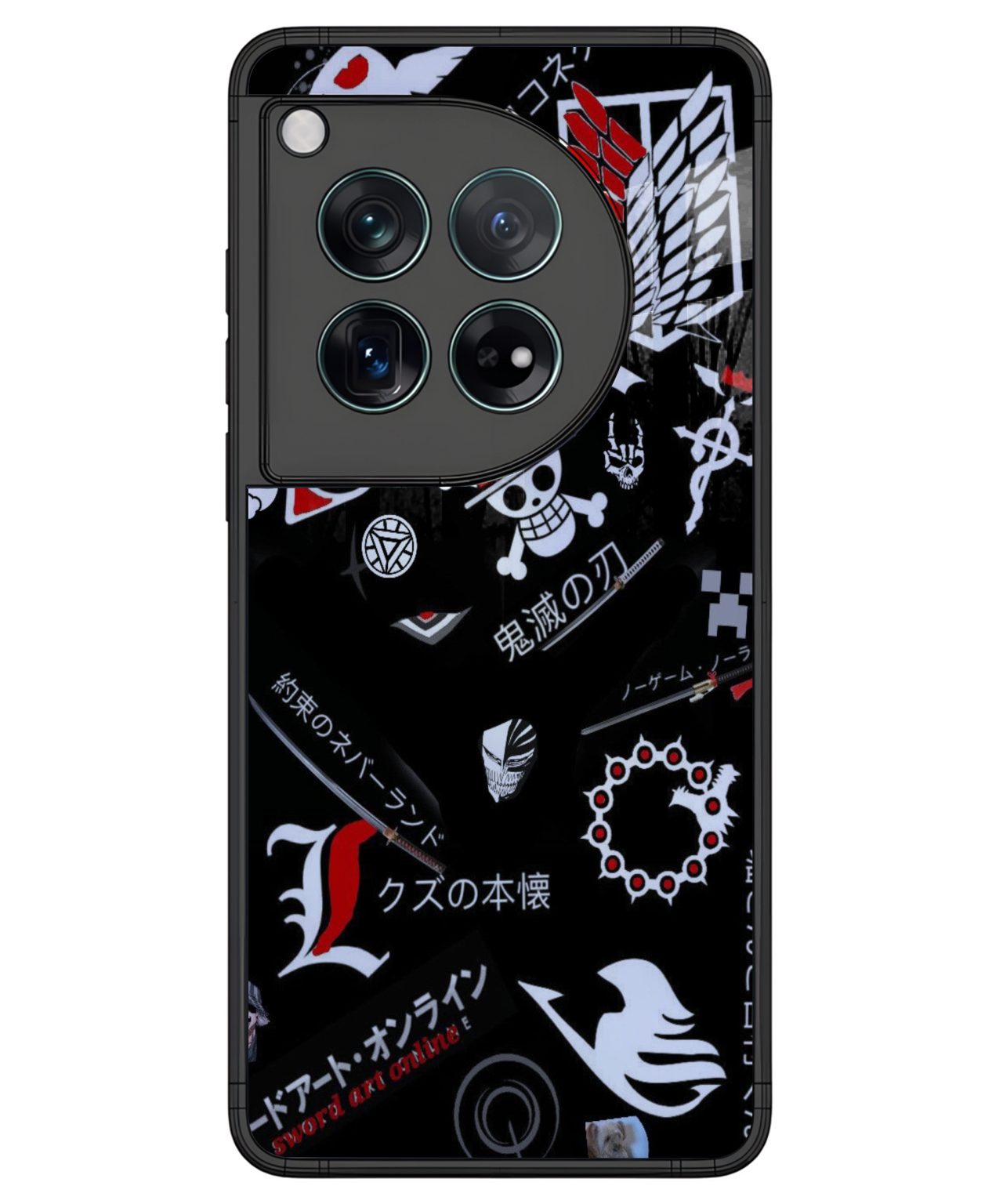 Anime Legends Collage Phone Case for OnePlus 12.