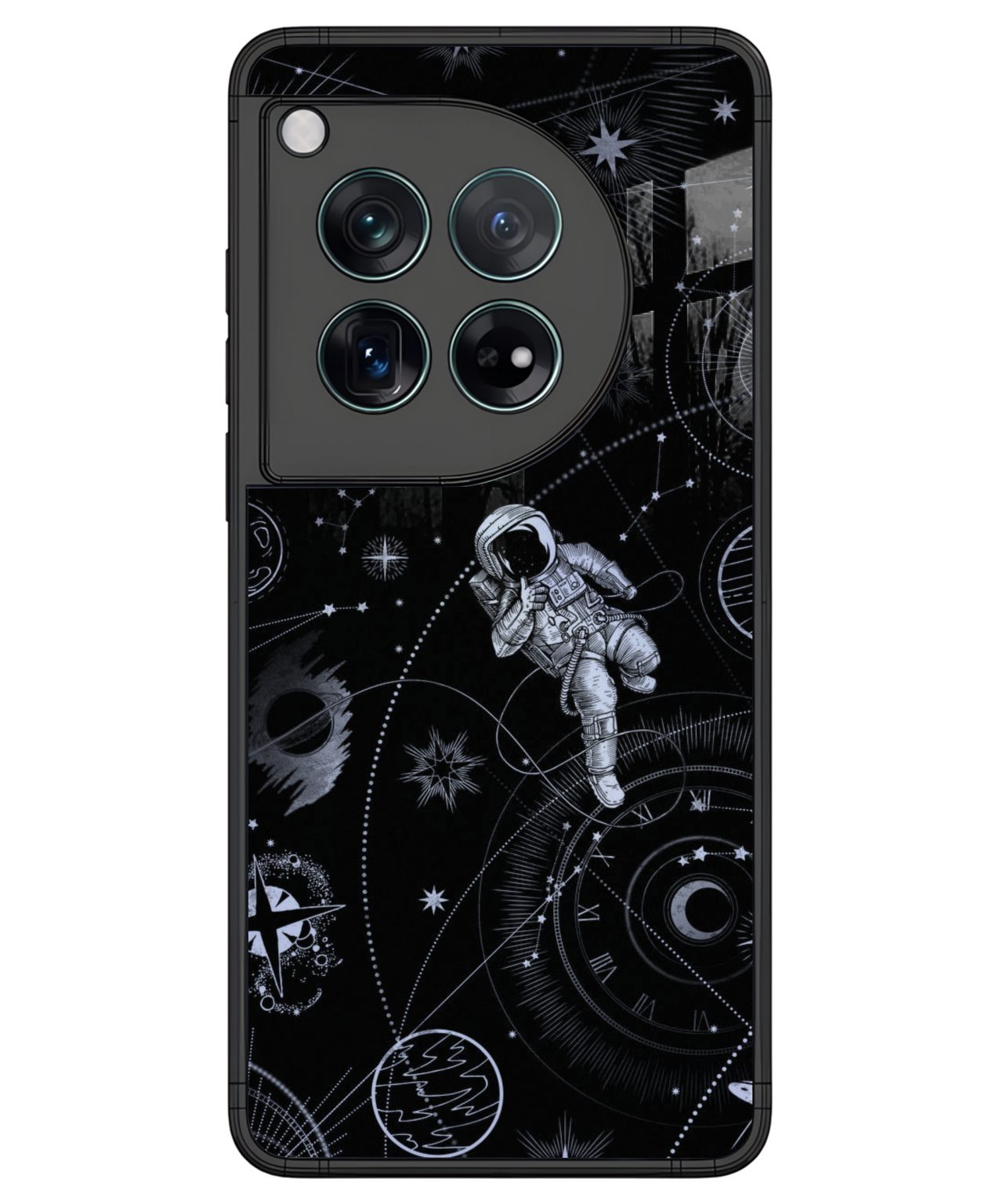 Astronaut Space Exploration Phone Case for OnePlus 12.