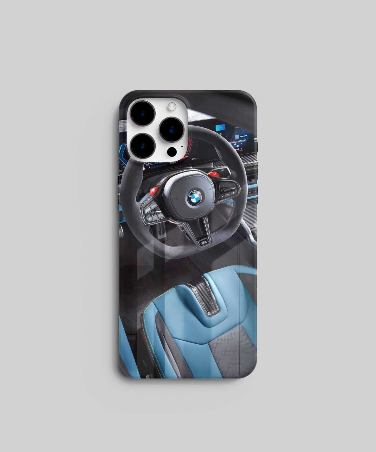 BMW Steering Wheel Mobile Case 07 glass