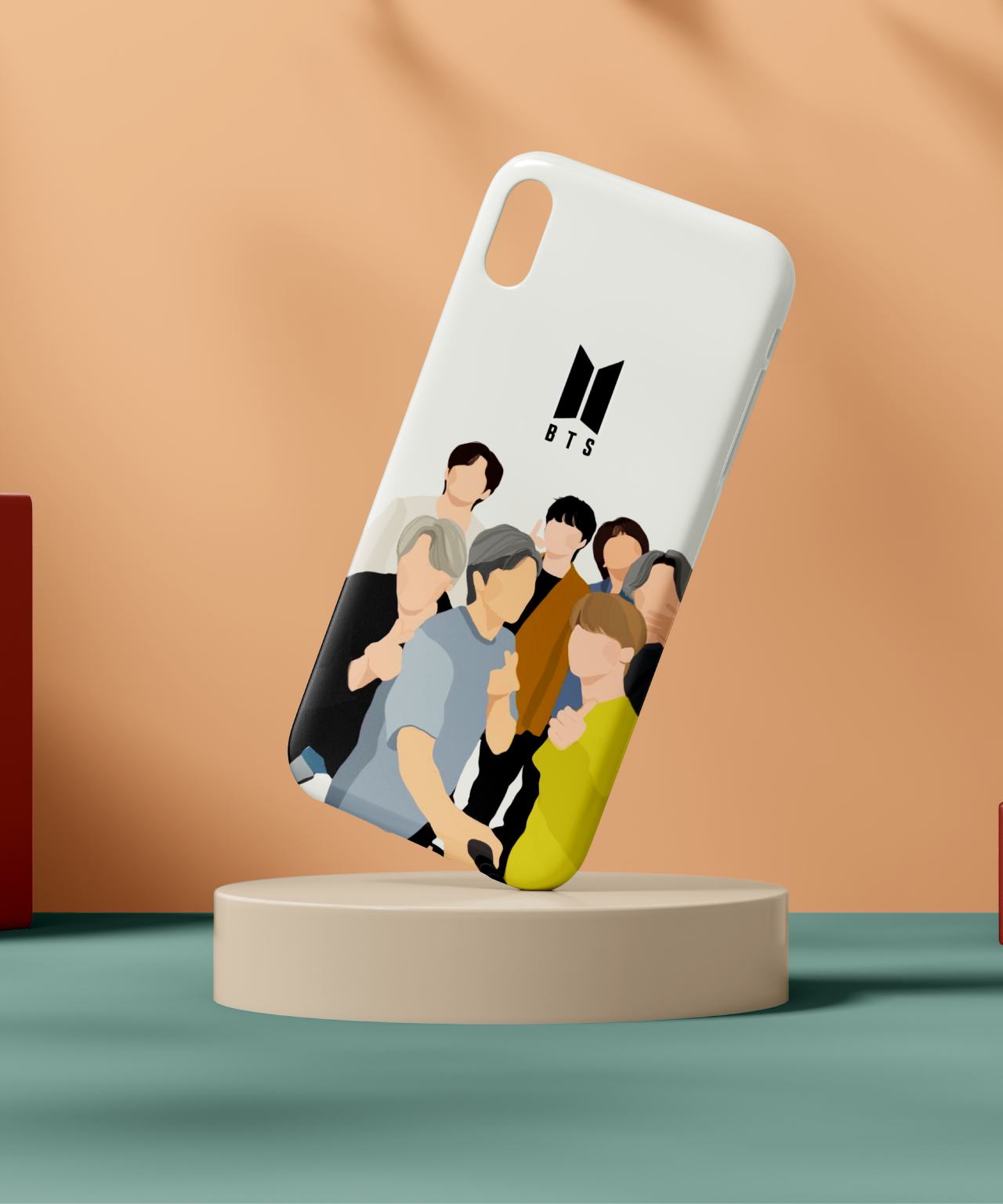 BTS Painted Mobile Case