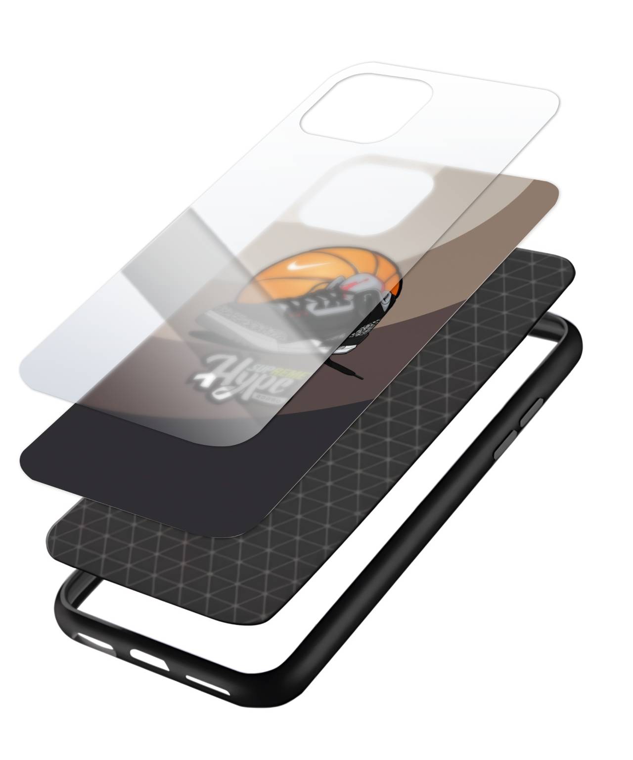 Basketball and Jordan Sneakers Graphic Phone Case 3