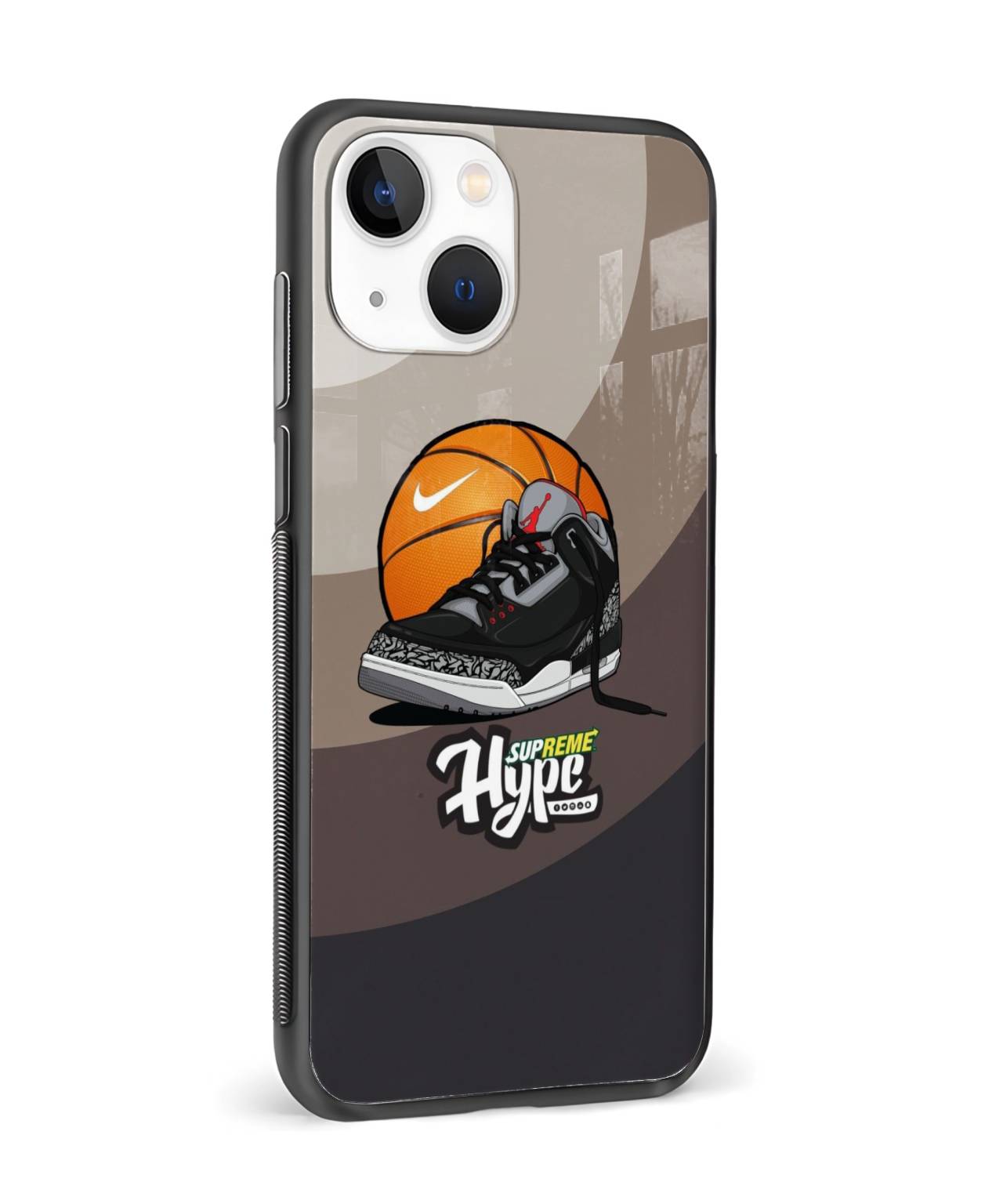 Basketball and Jordan Sneakers Graphic Phone Case 4