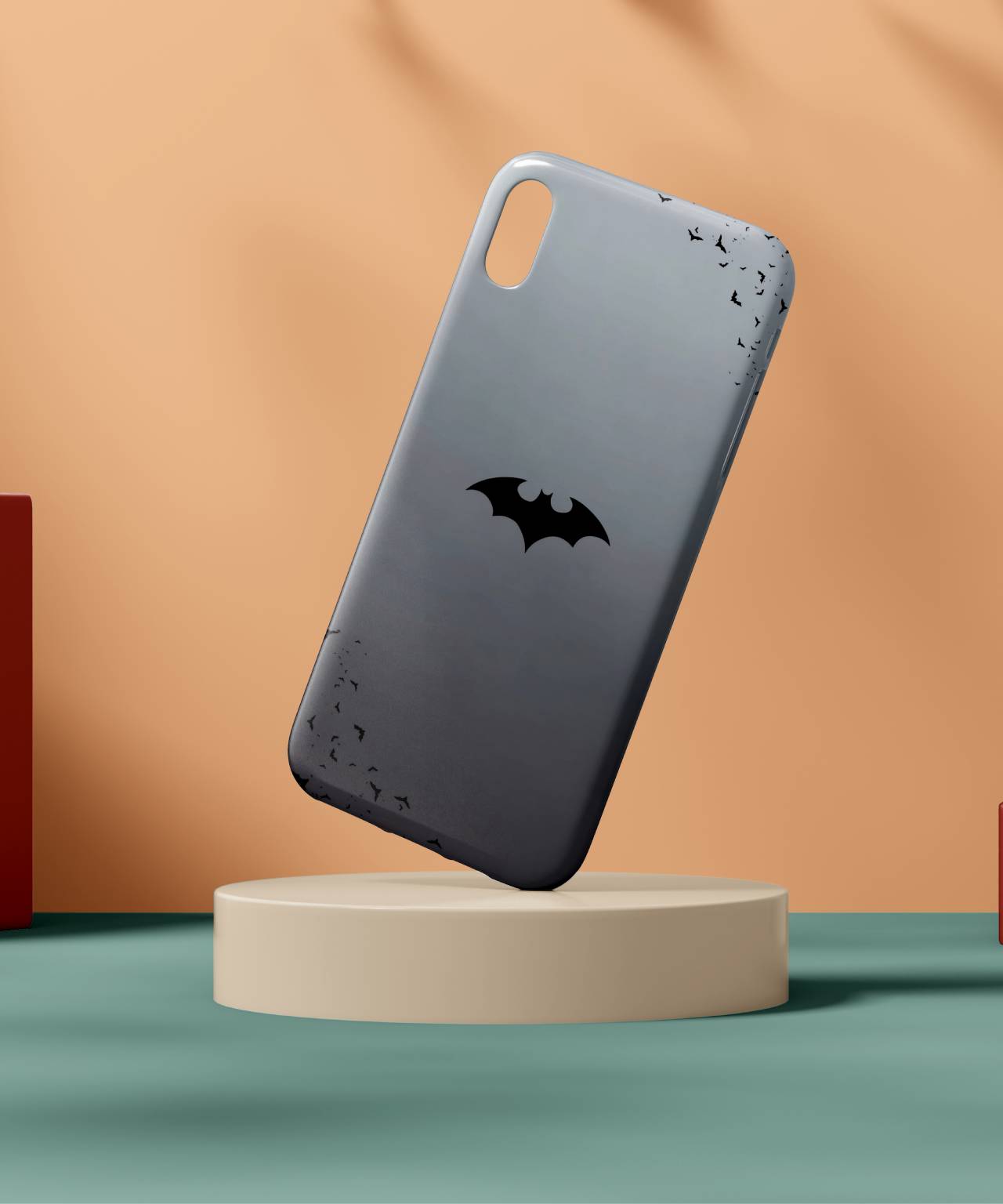 Batman Emblem Grayscale Mobile Case 2