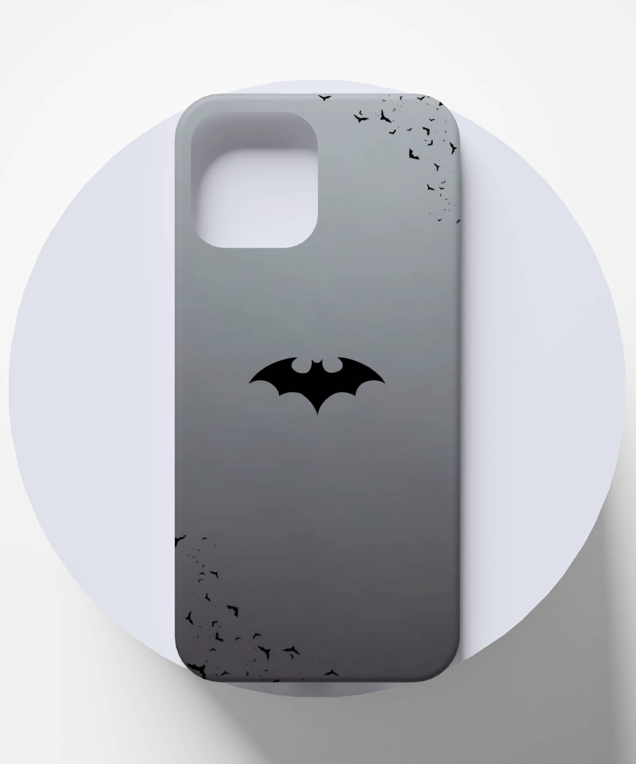 Batman Emblem Grayscale Mobile Case 5