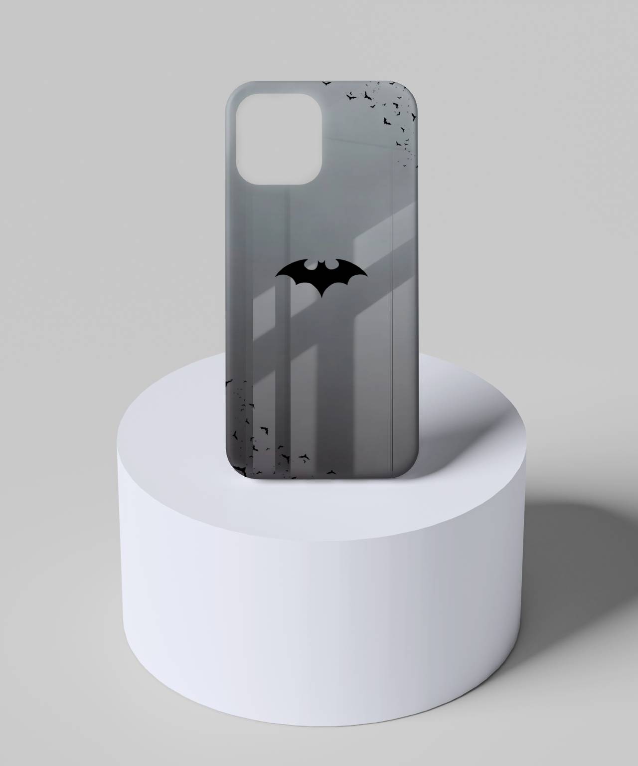 Batman Emblem Grayscale Mobile Case 6