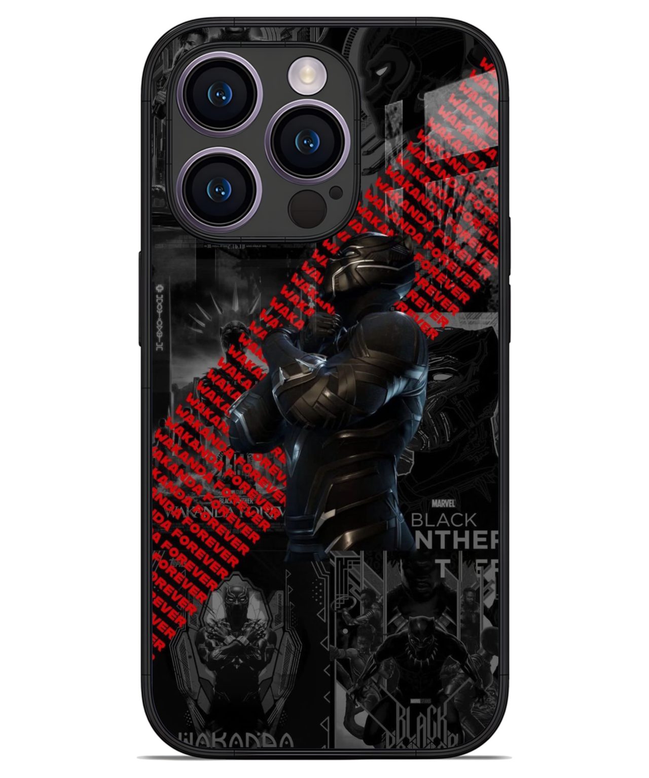 Black Panther Wakanda Forever iphone 14 pro back cover 1