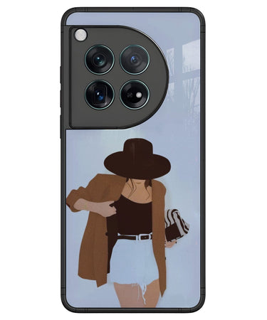 Boho Chic Fashion Girl Phone Case for OnePlus 12.