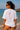 POPCASE Ciao Bella white oversized t shirt with pink text back print summer lifestyle premium cotton streetwear