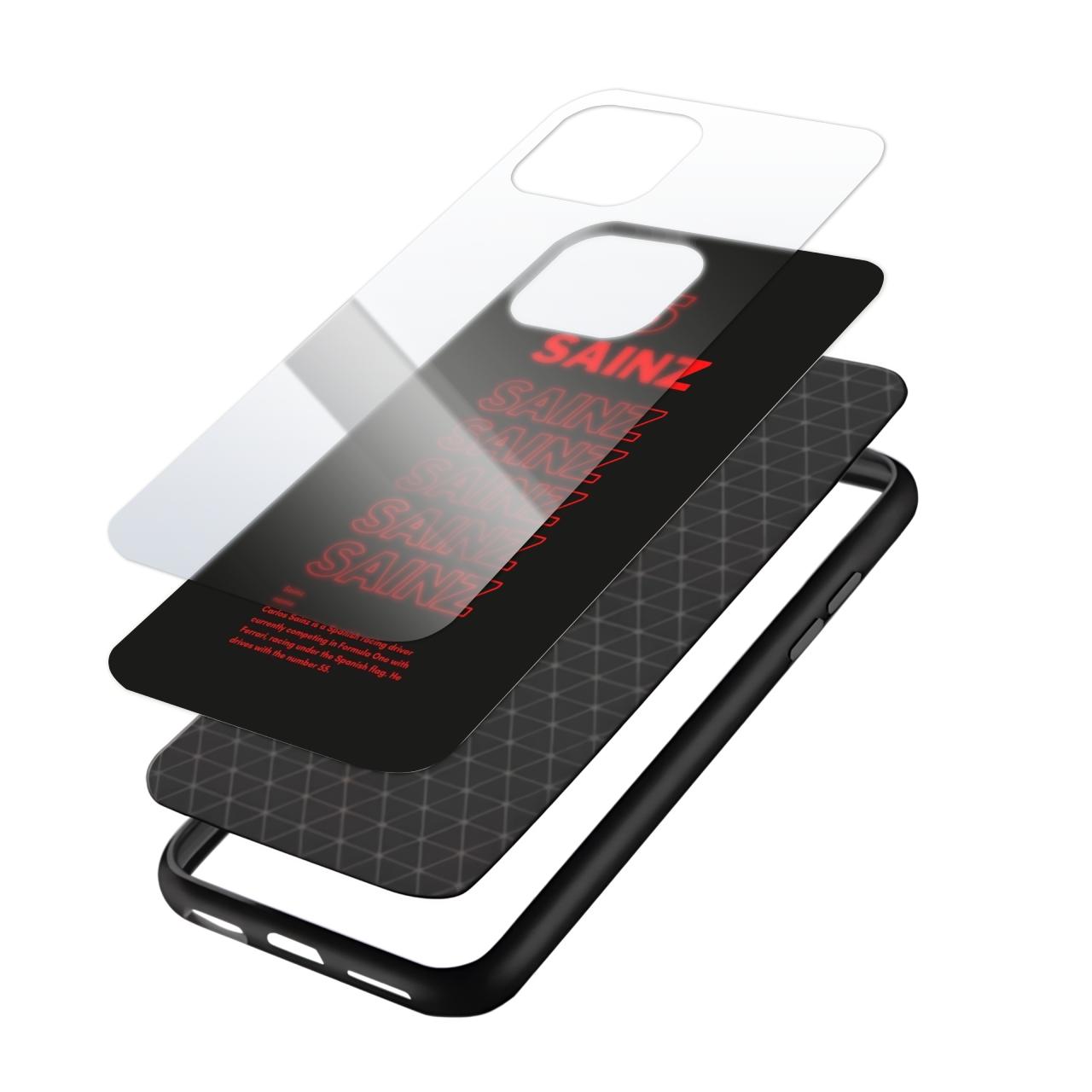Carlos Sainz Name Repeat Phone Case 3