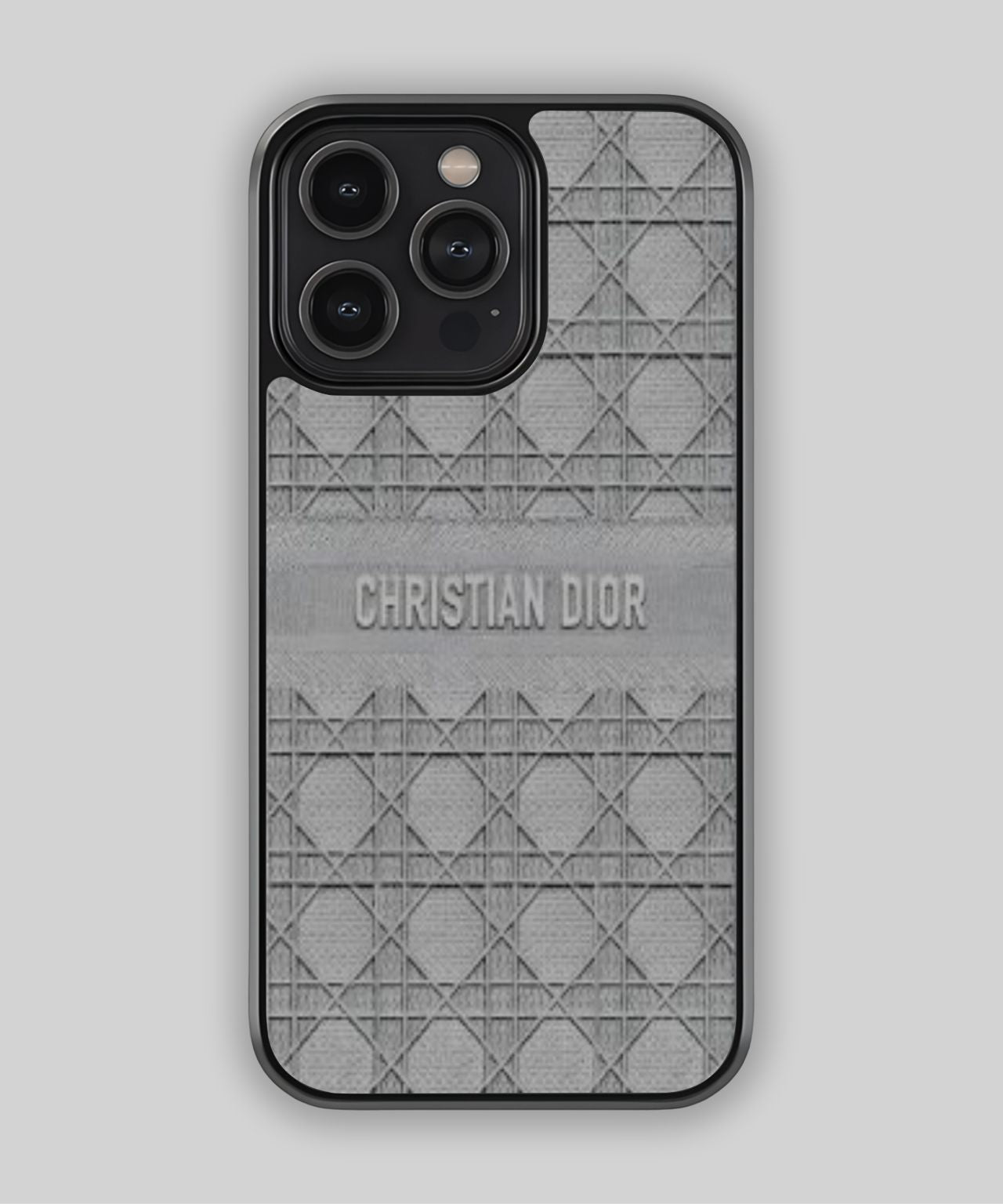 Christian Dior Grey Pattern Design Phone Case 1