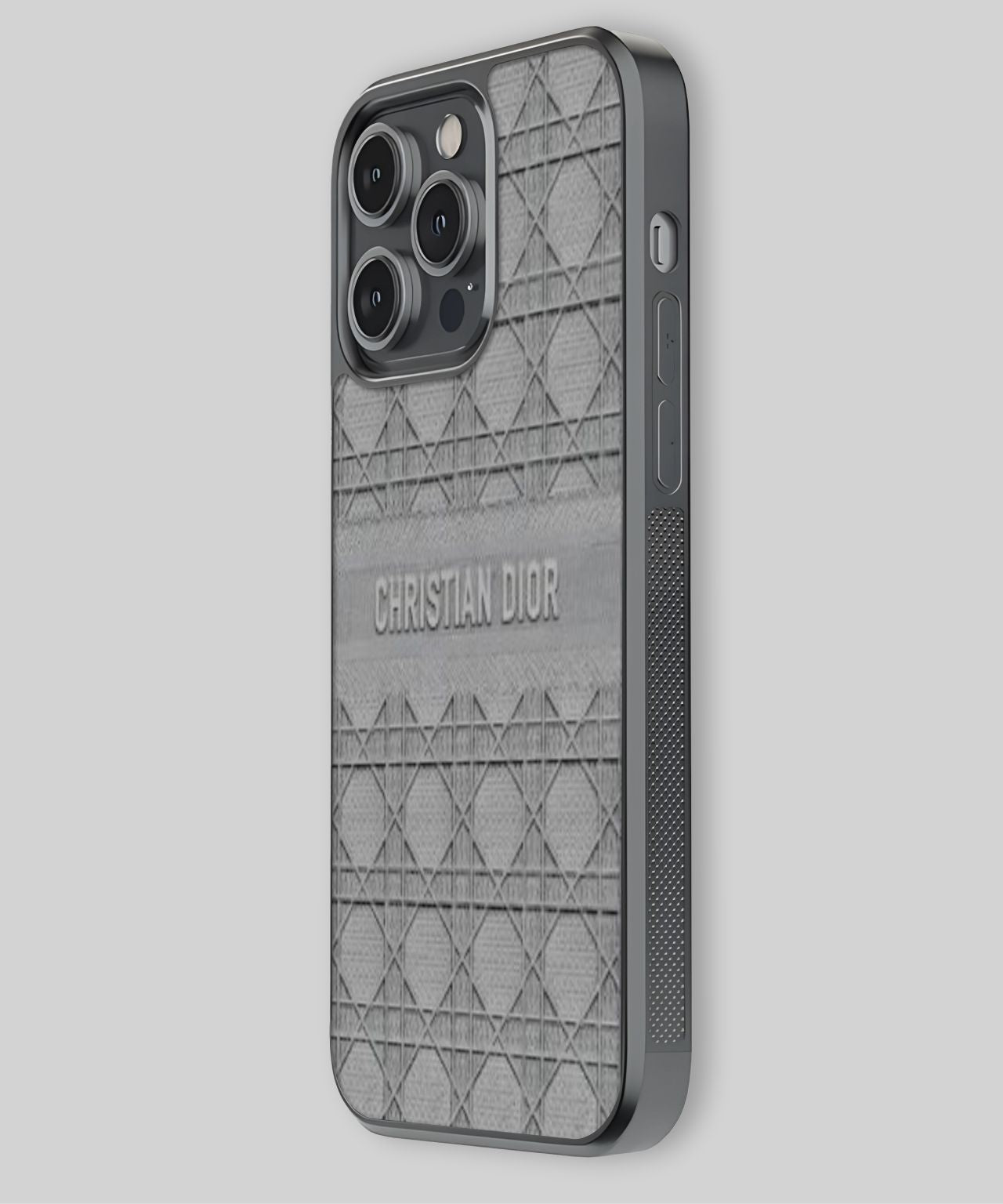 Christian Dior Grey Pattern Design Phone Case 2