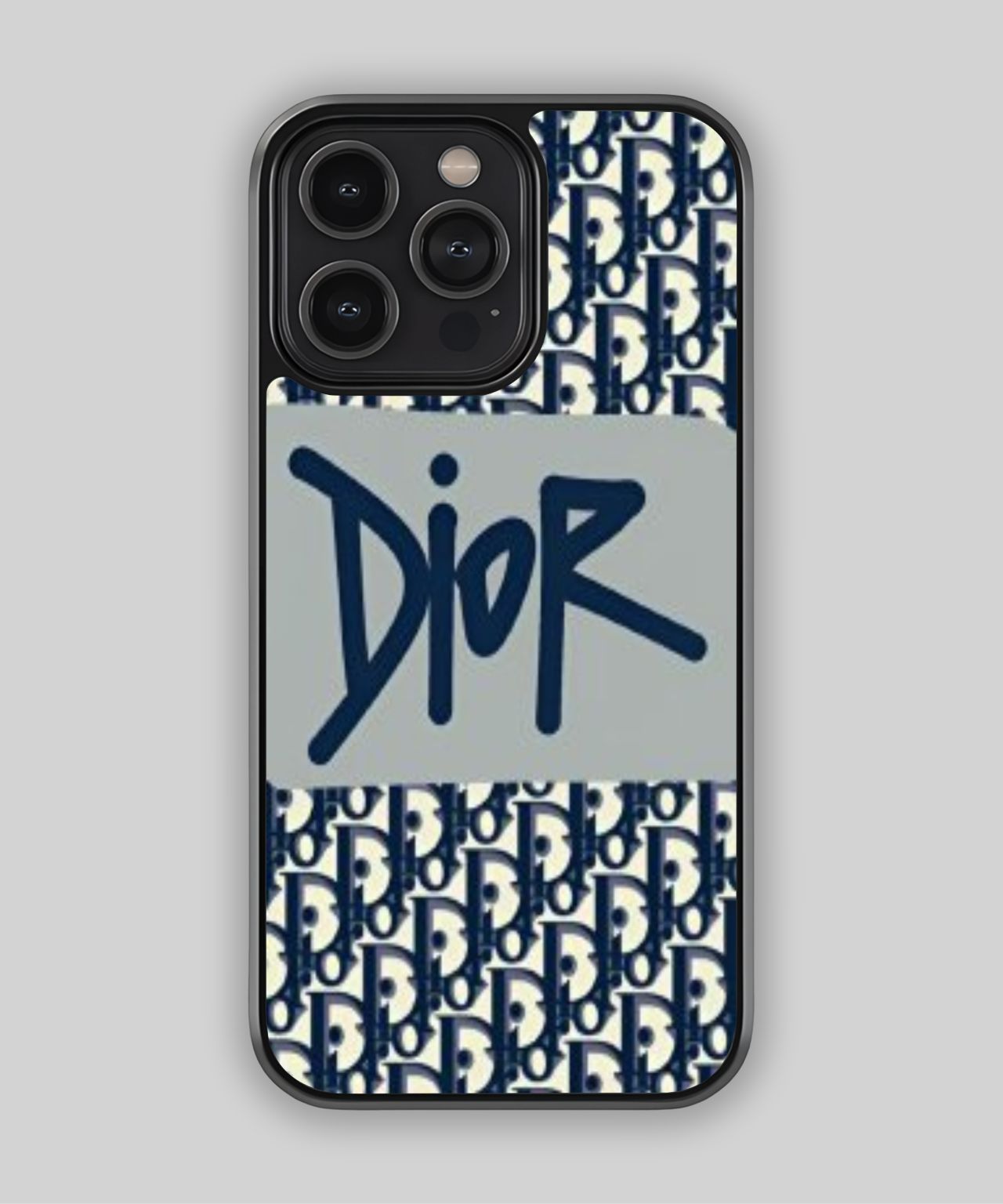 Christian Dior Logo and Pattern Phone Case 1