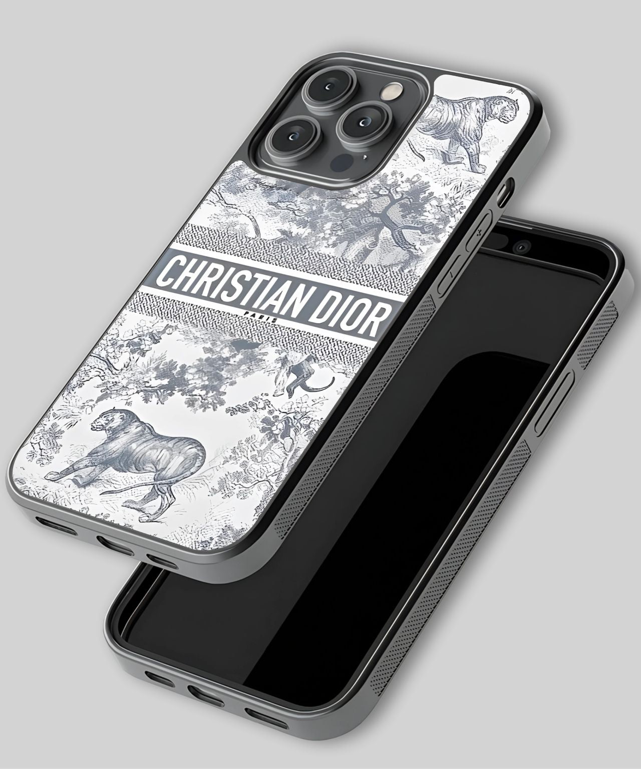 Christian Dior Tiger and Jungle Design Phone Case 3