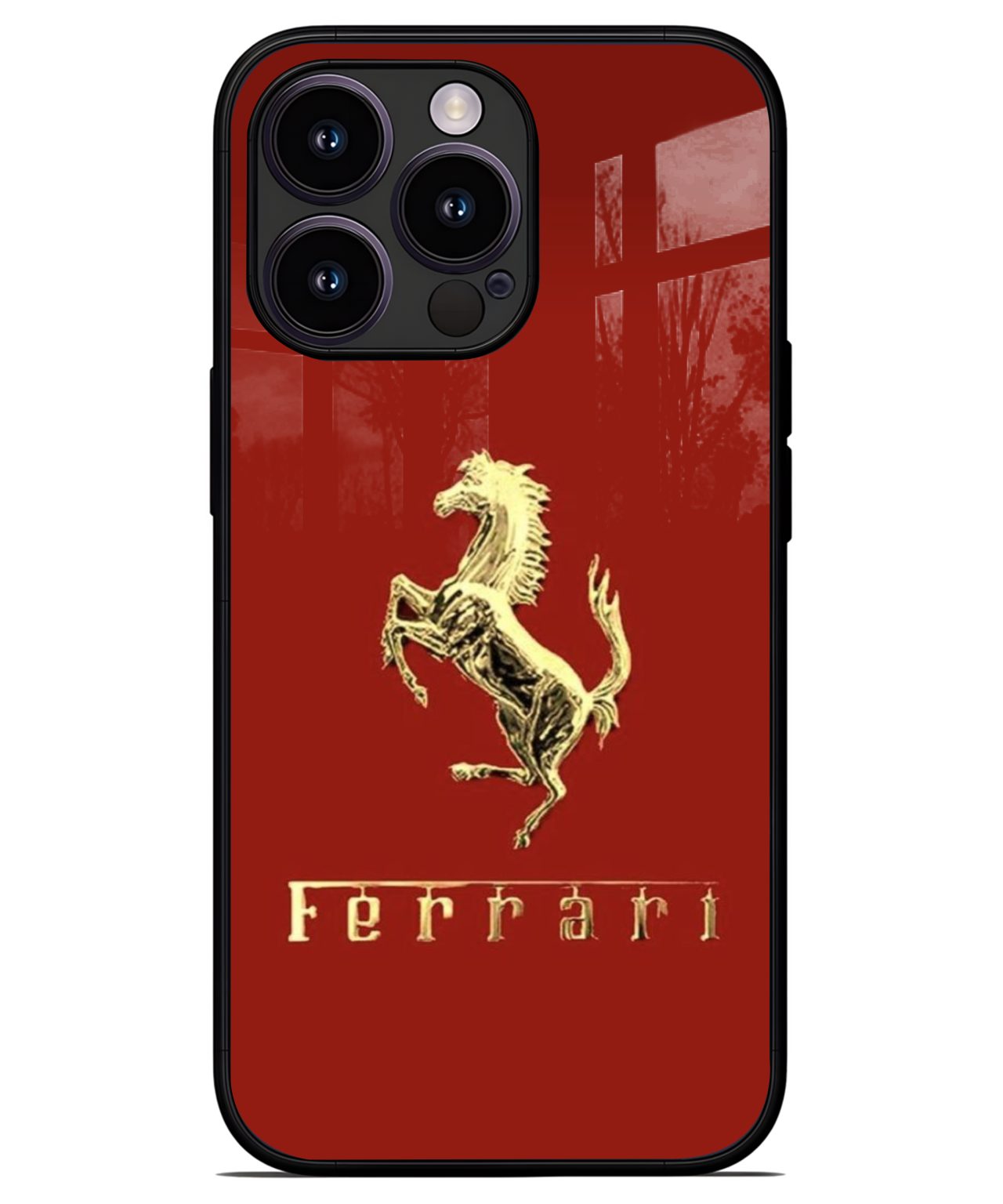 Classic Ferrari Logo iphone 13 pro back cover 1
