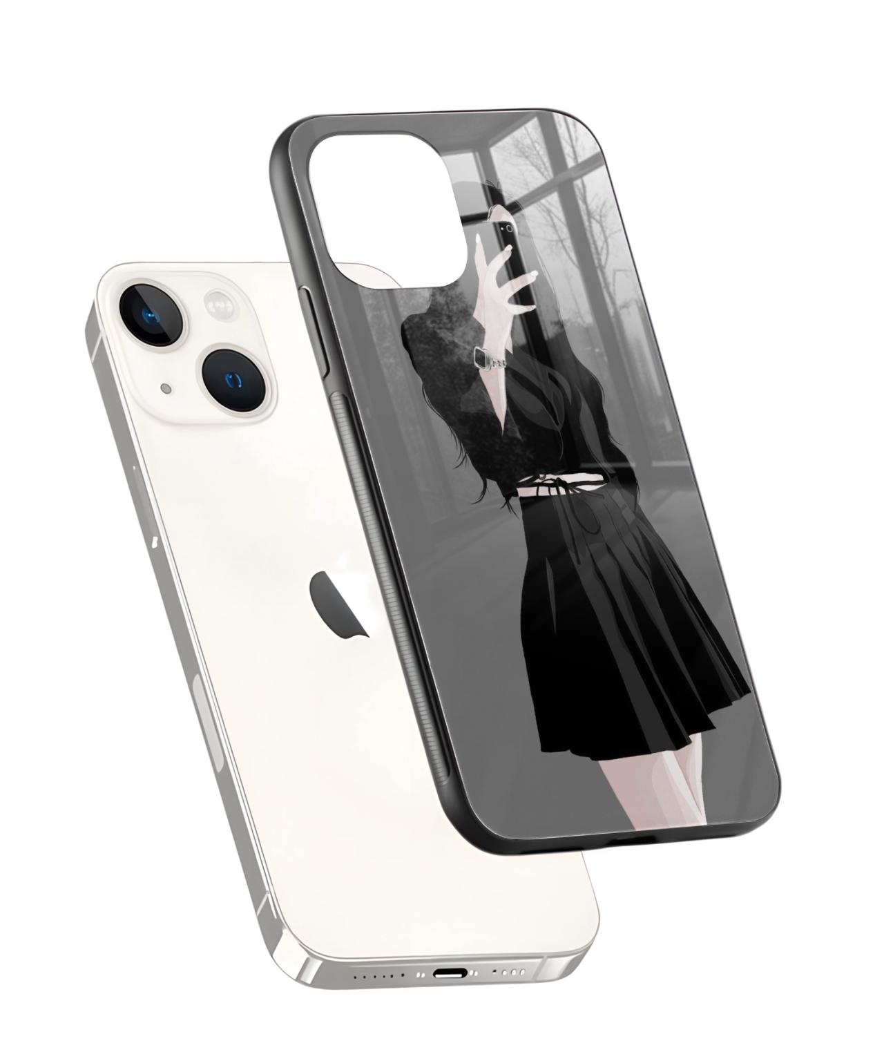 Classy Girl Mirror Selfie Mobile Case & Cover 2