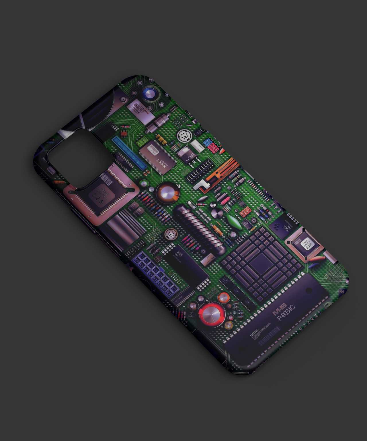 Computer Motherboard Design Mobile Case - PopCase