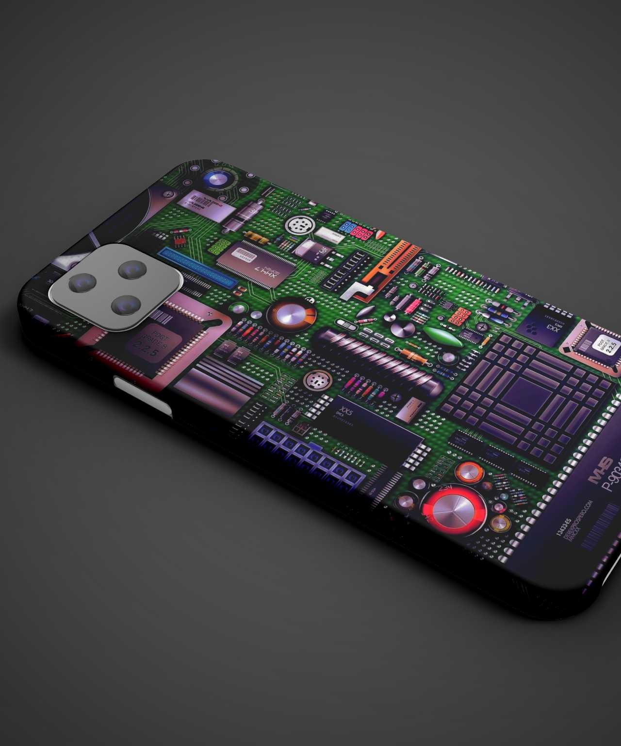 Computer Motherboard Design Mobile Case - PopCase