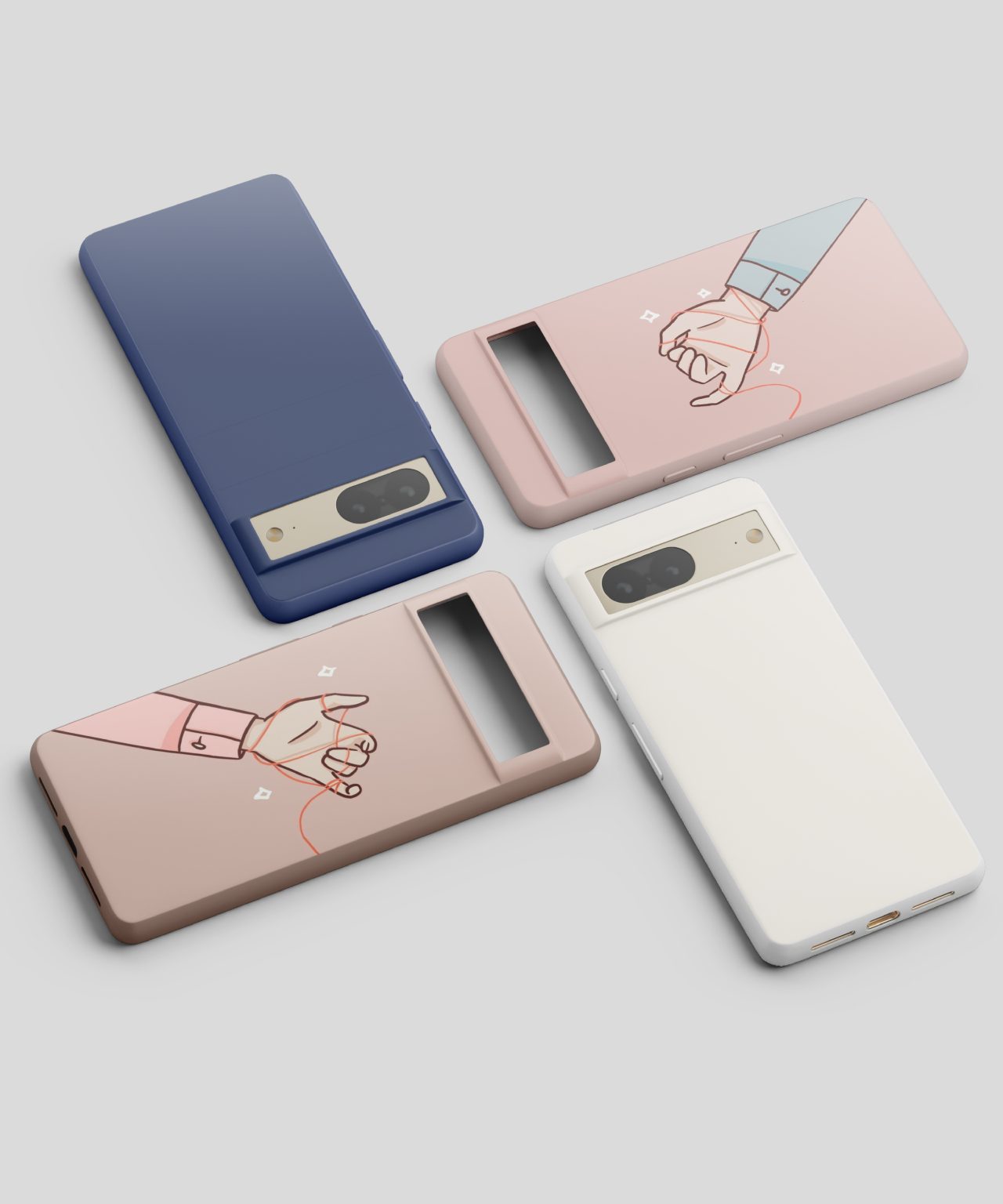 Best Friends Duo Connection Mobile Case - PopCase