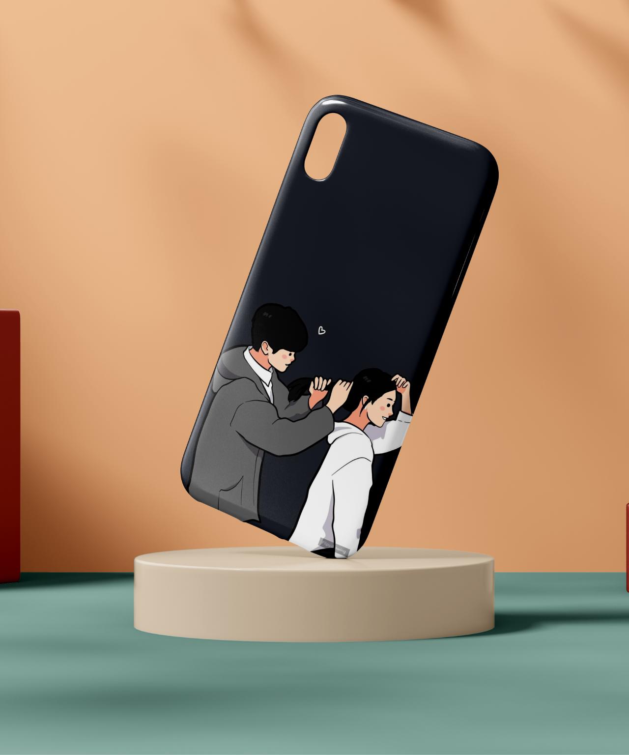 Best Friend Boy and Girl Cute Hair-Manage Mobile Case 2
