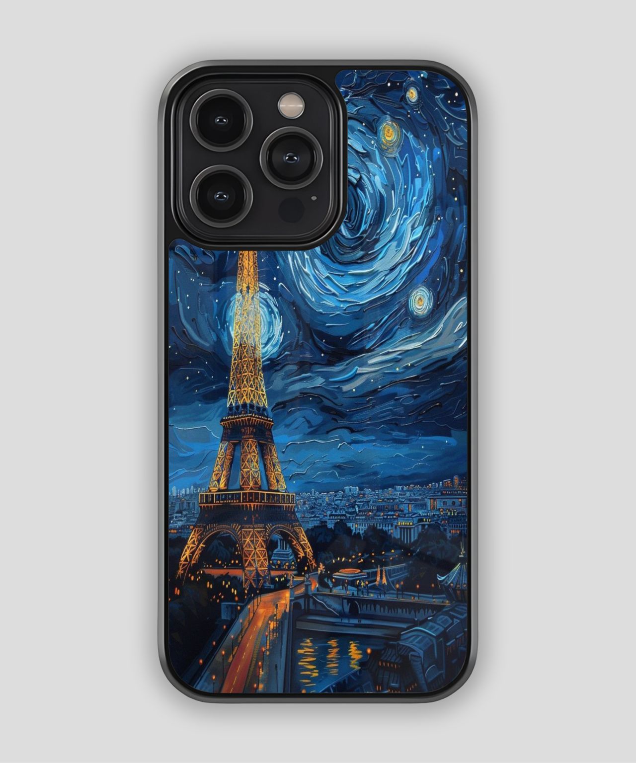 Eiffel Tower Starry Night Phone Case 1