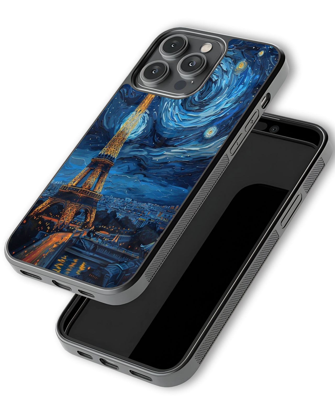 Eiffel Tower Starry Night Phone Case 3