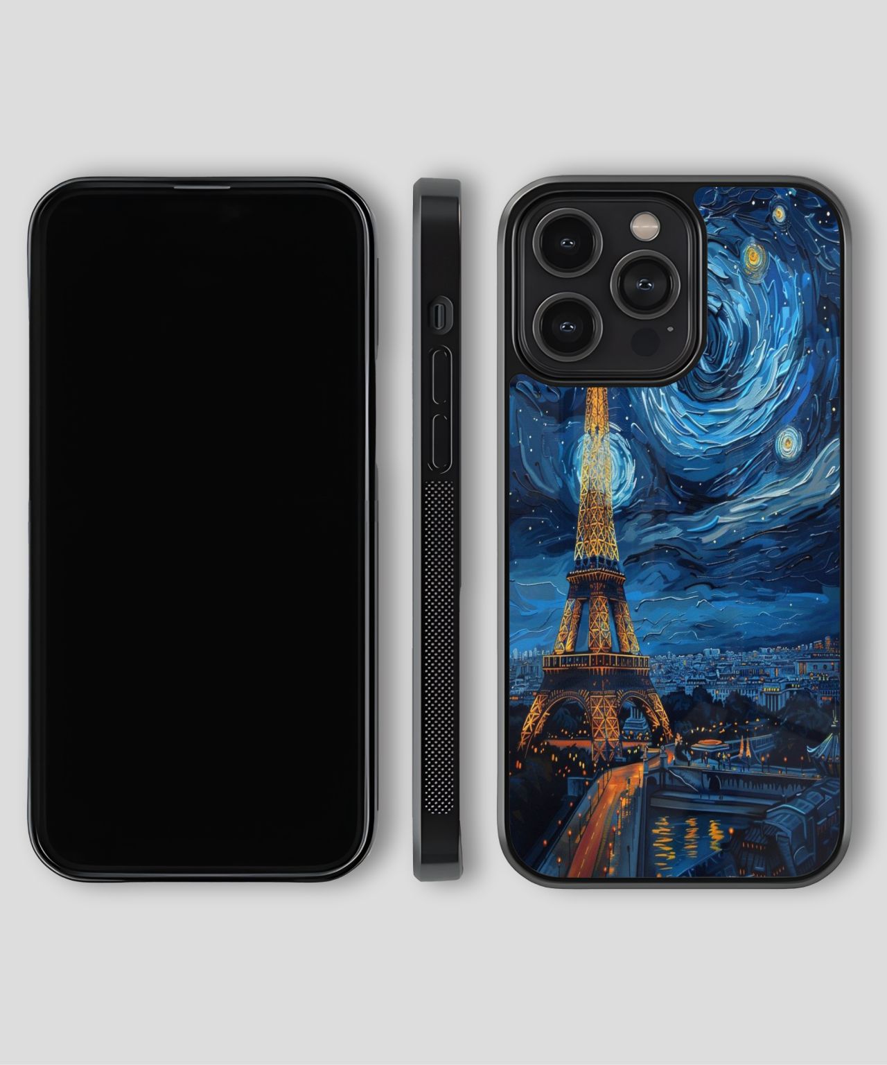 Eiffel Tower Starry Night Phone Case 4