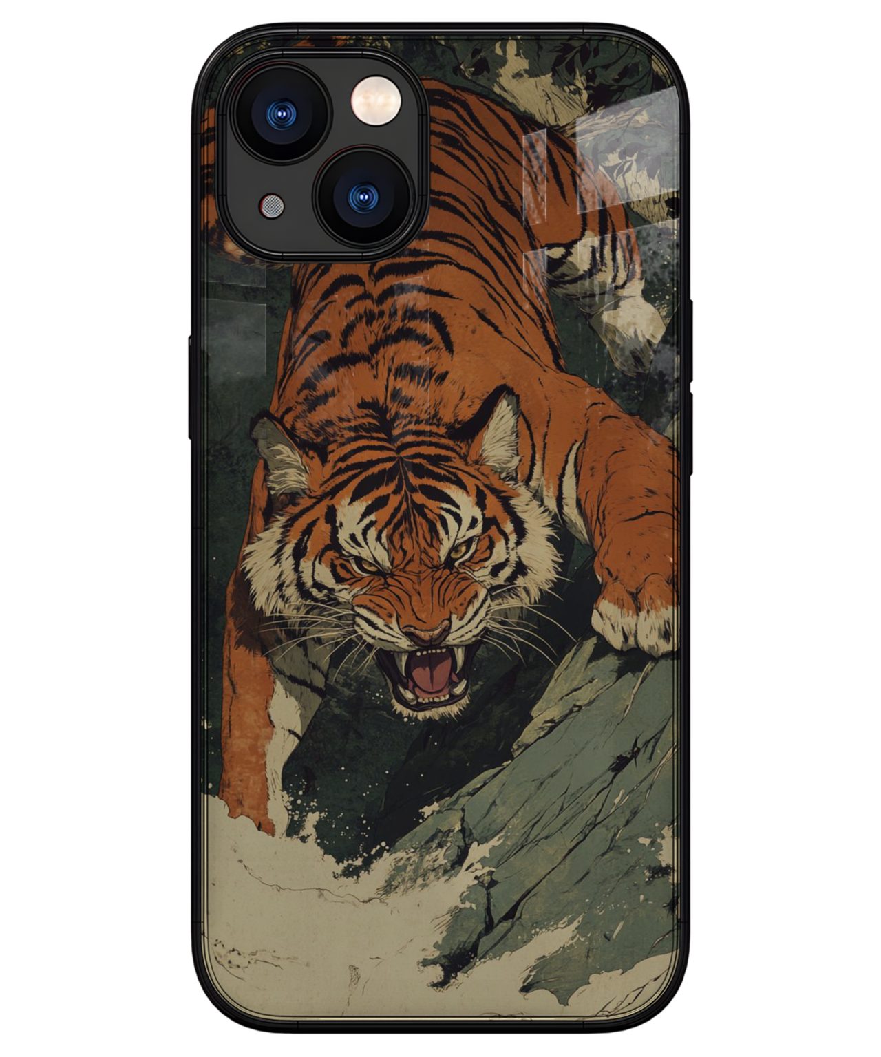 Fierce Tiger Leap iphone 13 back cover 1