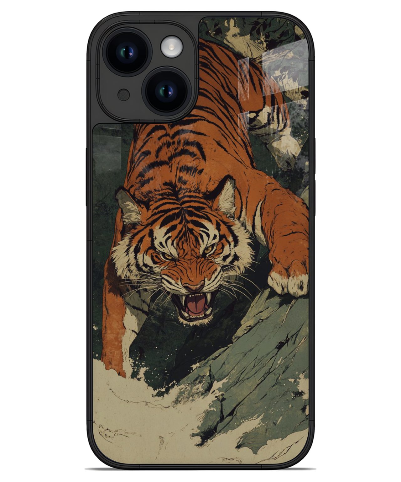 Fierce Tiger Leap iphone 14 back cover 1