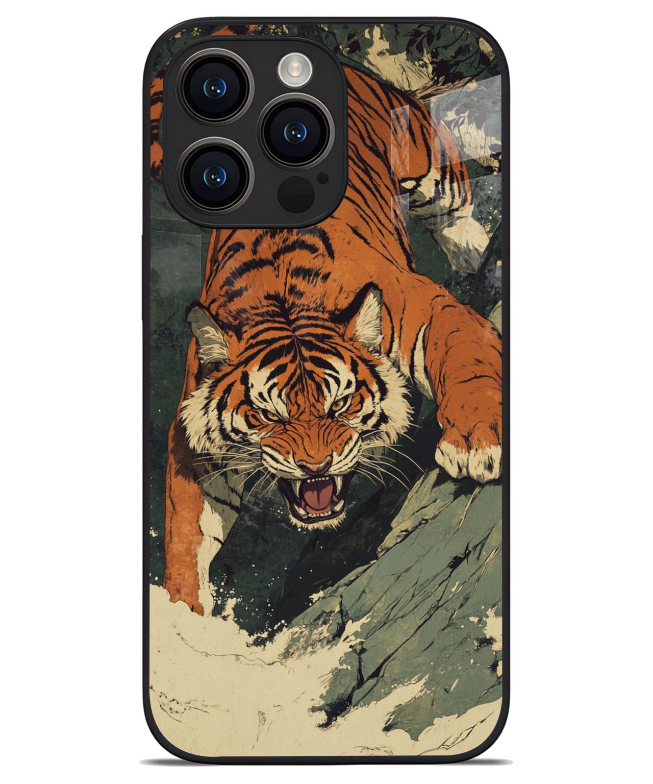Fierce Tiger Leap iphone 14 pro max back cover 1
