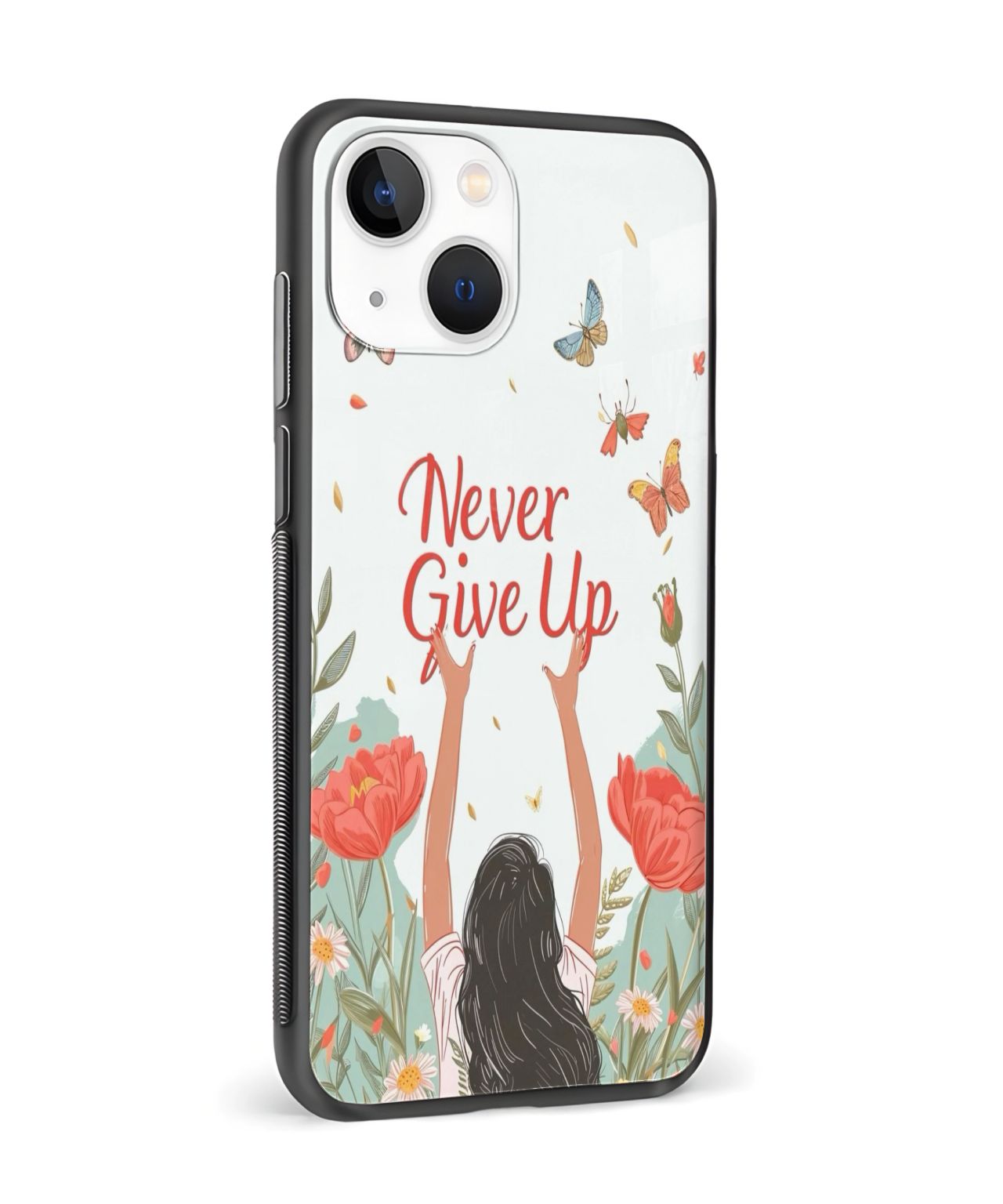 Floral Motivation Mobile Case and Cover 4