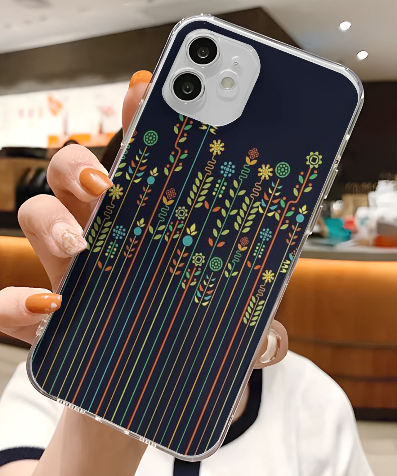 Floral Lines Phone Case 1