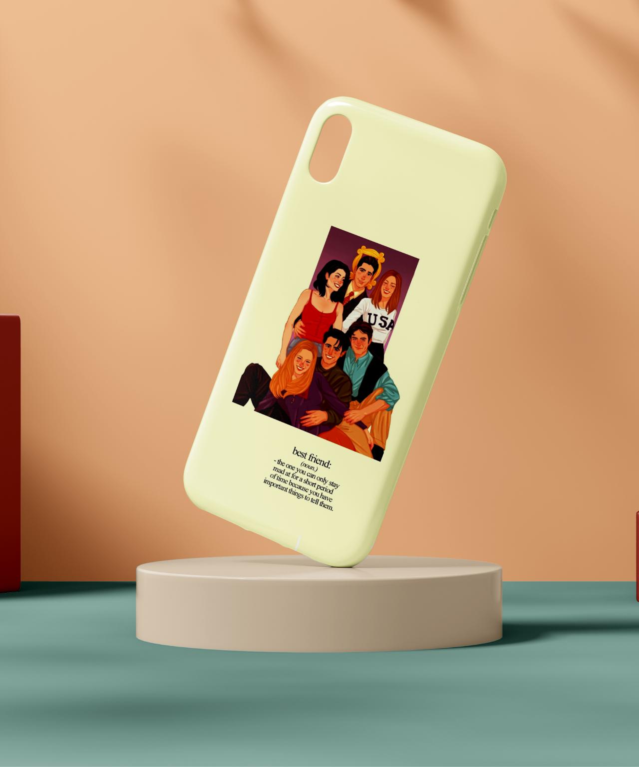 Friends Series Oil Paint Mobile Case - PopCase