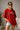 POPCASE beige oversized t shirt Dont Test My Tevar folk art colorful ornate lettering 220 GSM premium cotton DTF graphic desi streetwear tshirt - red