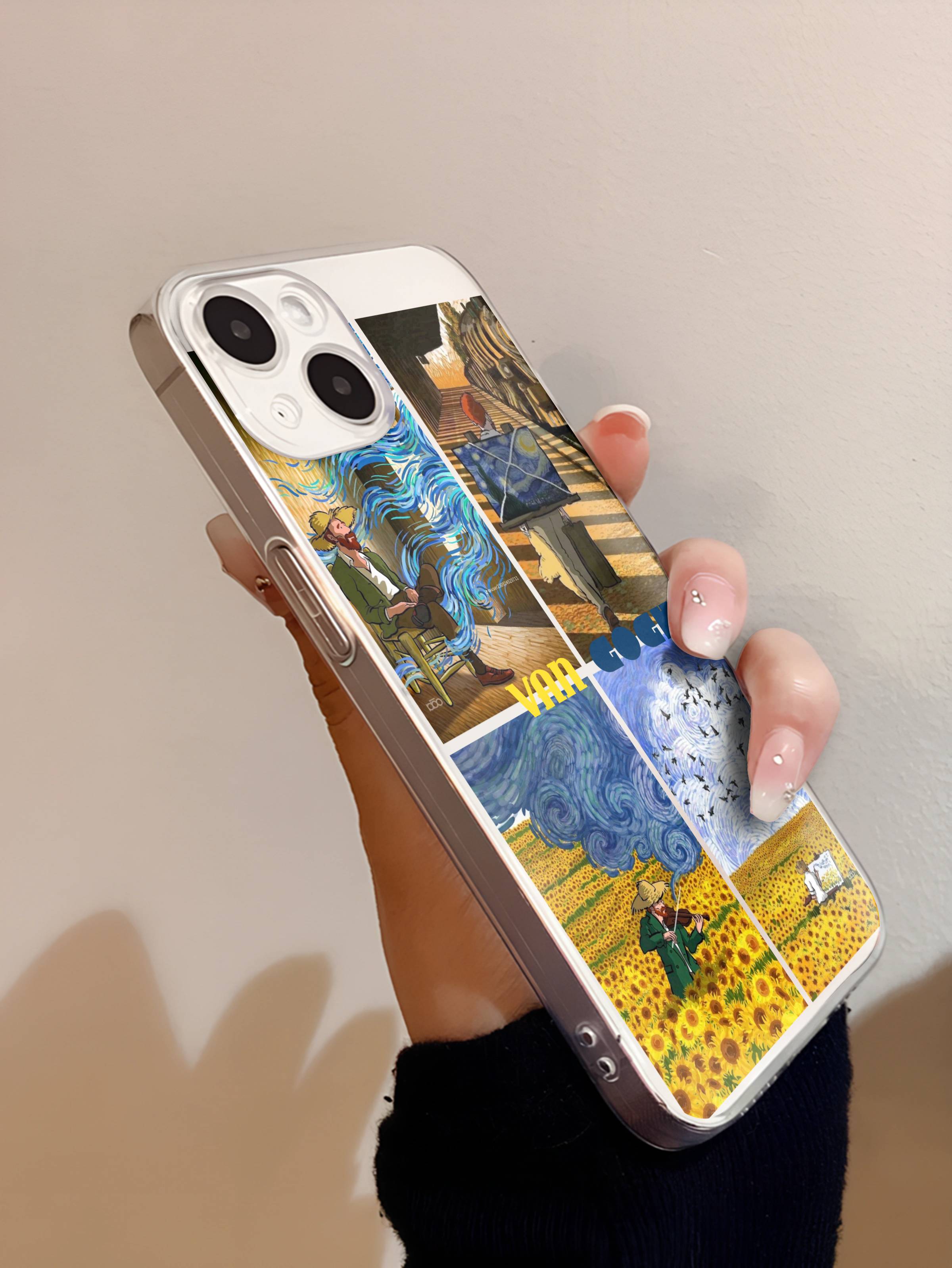 Van Gogh Art Transparent Mobile Case