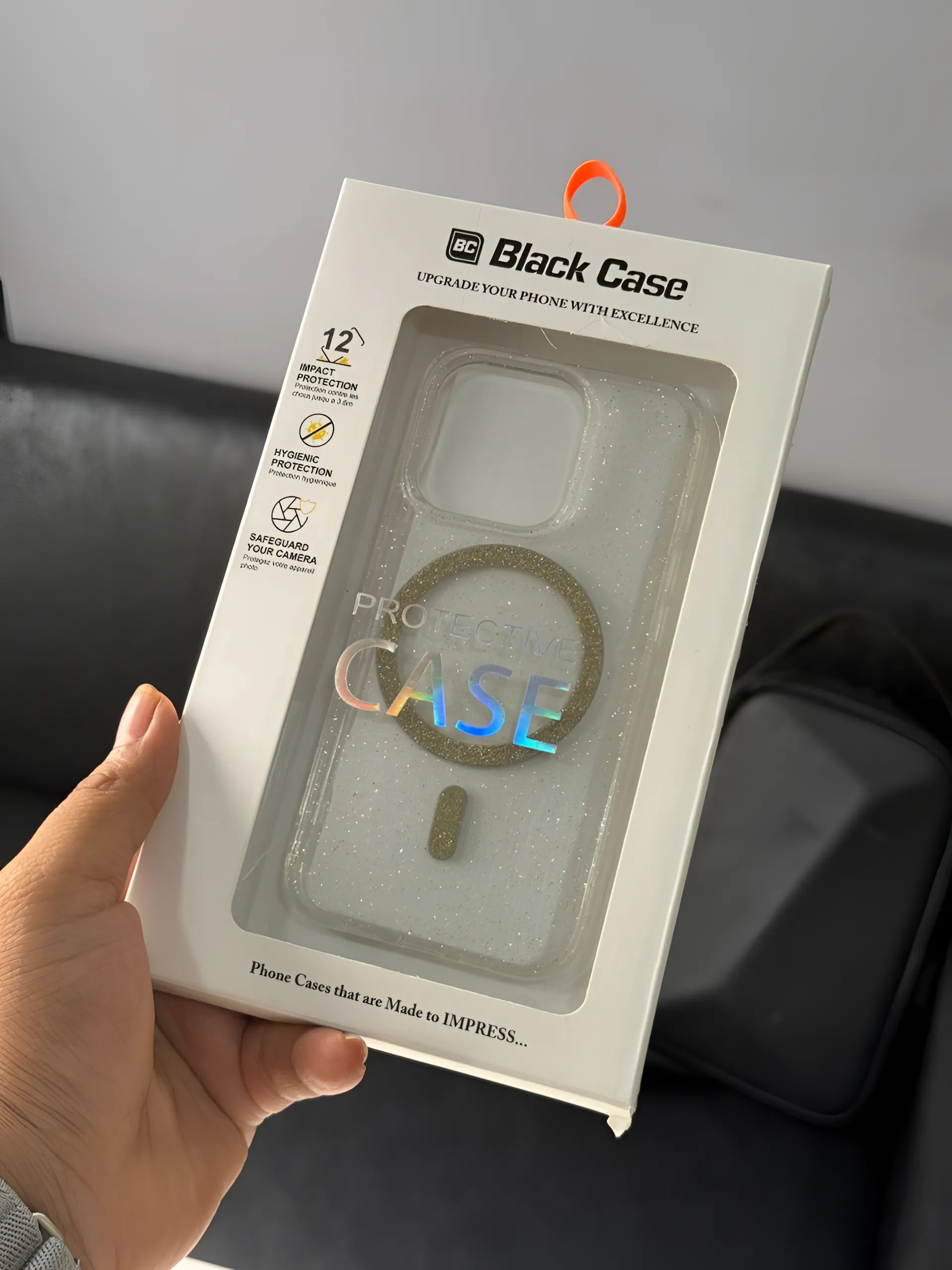 Glitter MagSafe Soft Case for iPhone and Samsung - Sparkling & Durable Protective Cover with MagSafe Compatibility