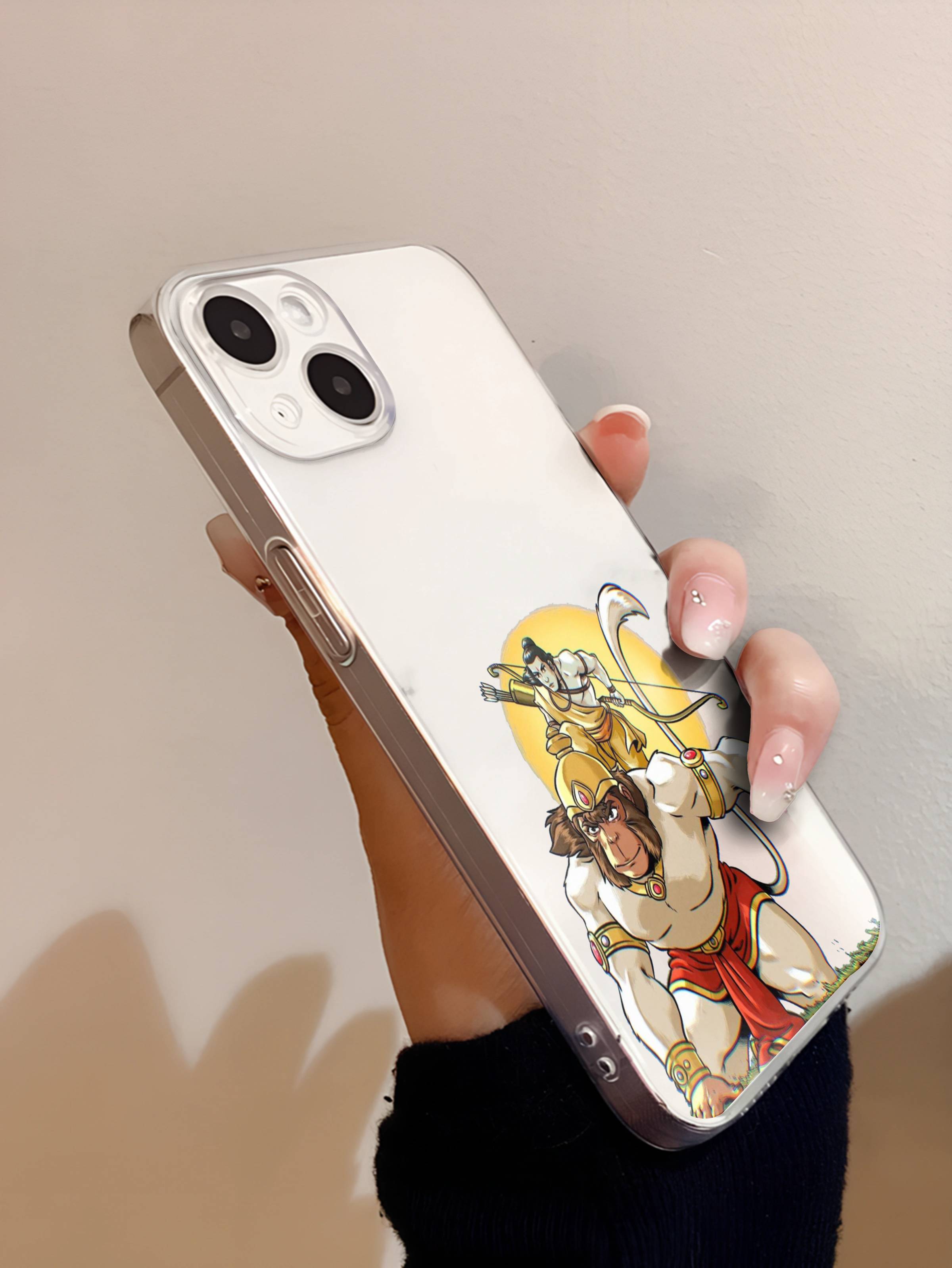 Hanuman & Rama Transparent Mobile Case
