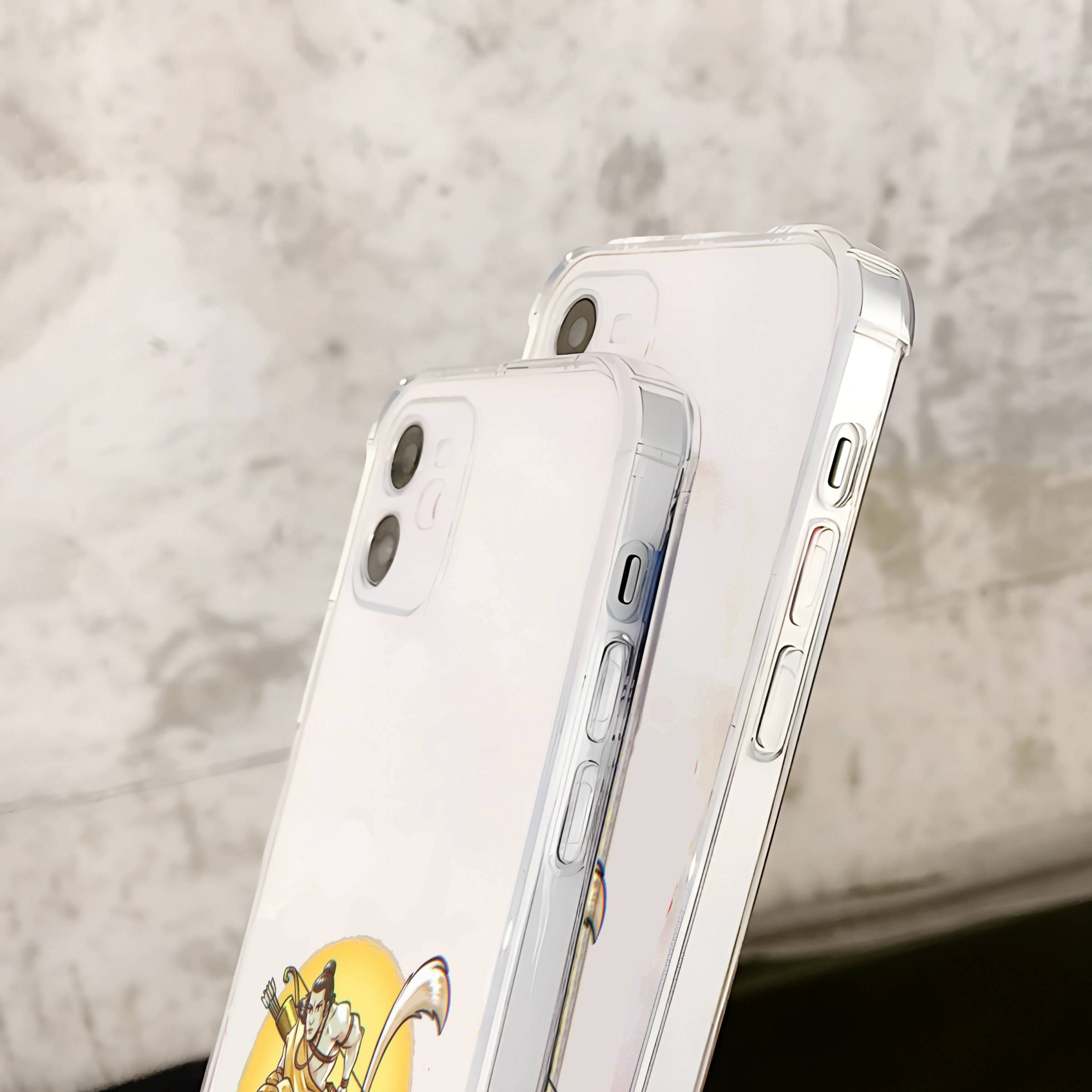 Hanuman & Rama Transparent Mobile Case