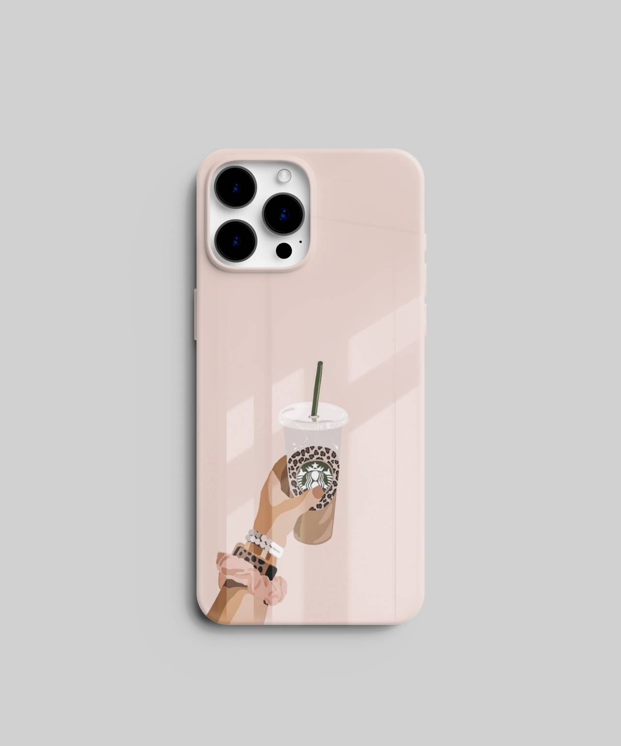 Hand with Starbucks Cup Mobile Case 7