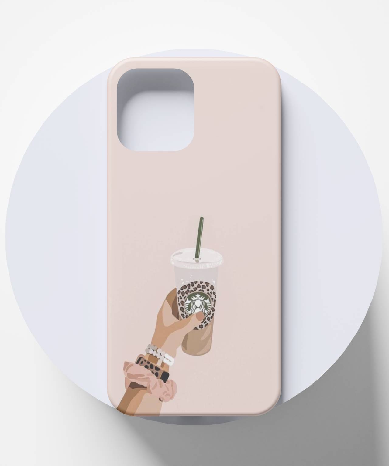 Hand with Starbucks Cup Mobile Case 5