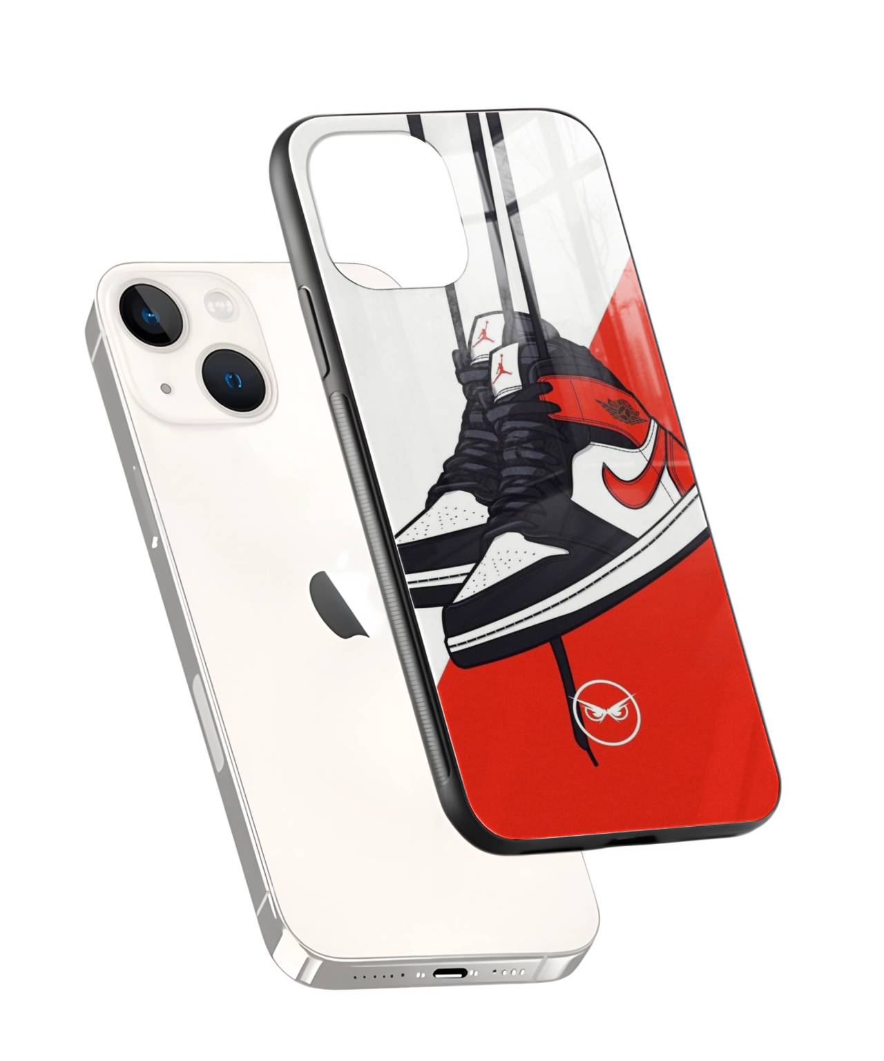Hanging Air Jordan Shoes Artistic Phone Case 2
