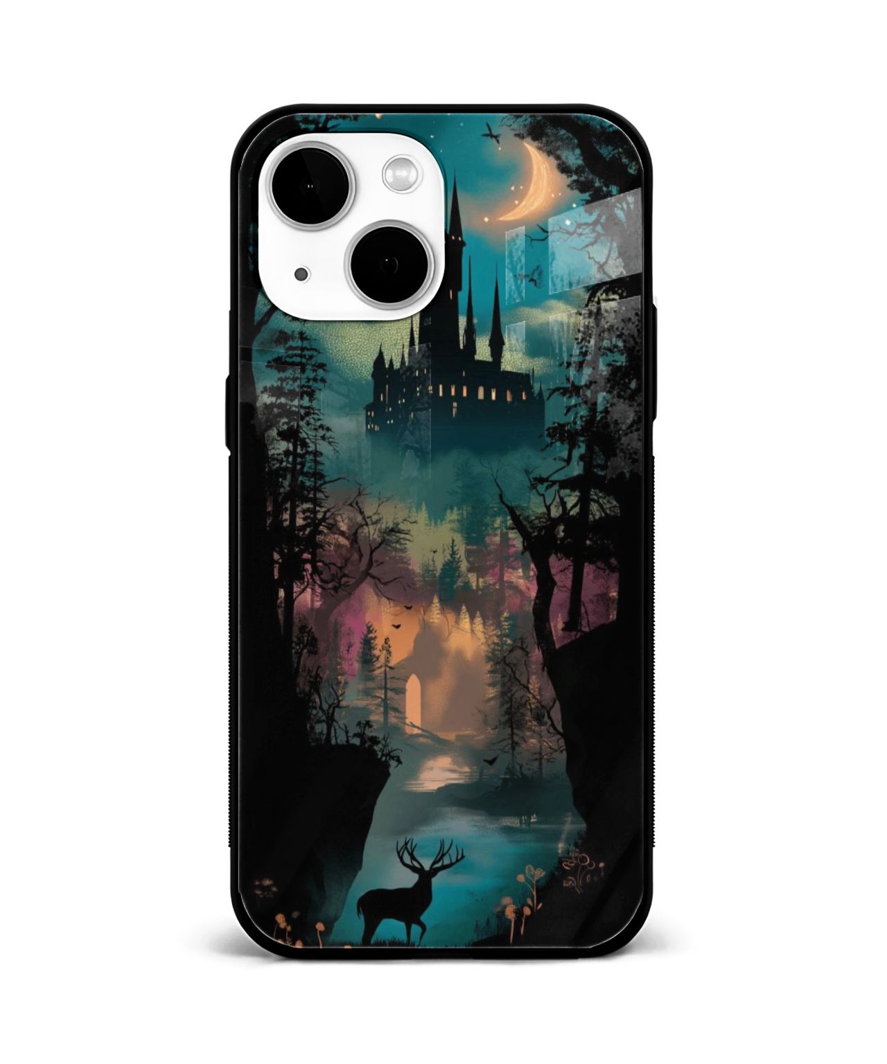 Hogwarts Castle Night View Mobile Case 1