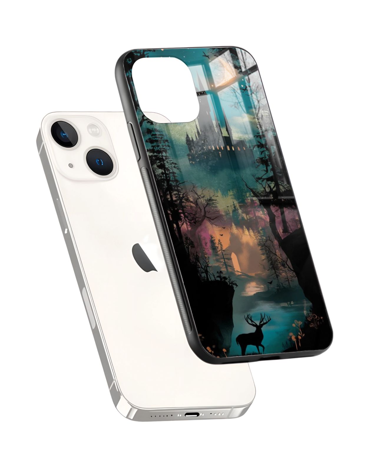 Hogwarts Castle Night View Mobile Case 2