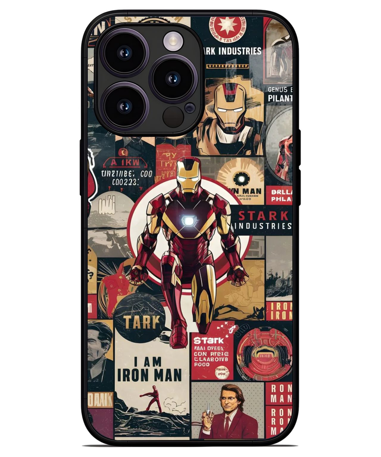 Iron Man Stark Industries iphone 13 pro back cover 1