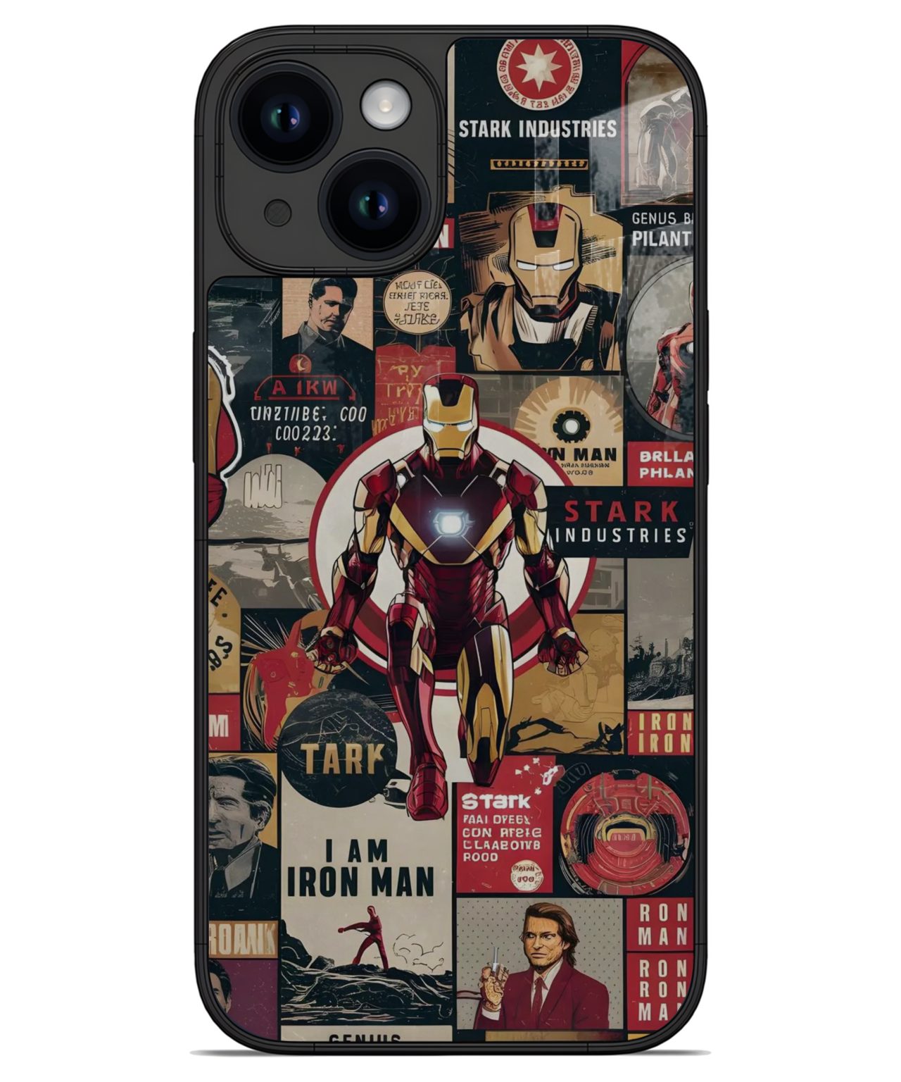 Iron Man Stark Industries iphone 14 back cover 1