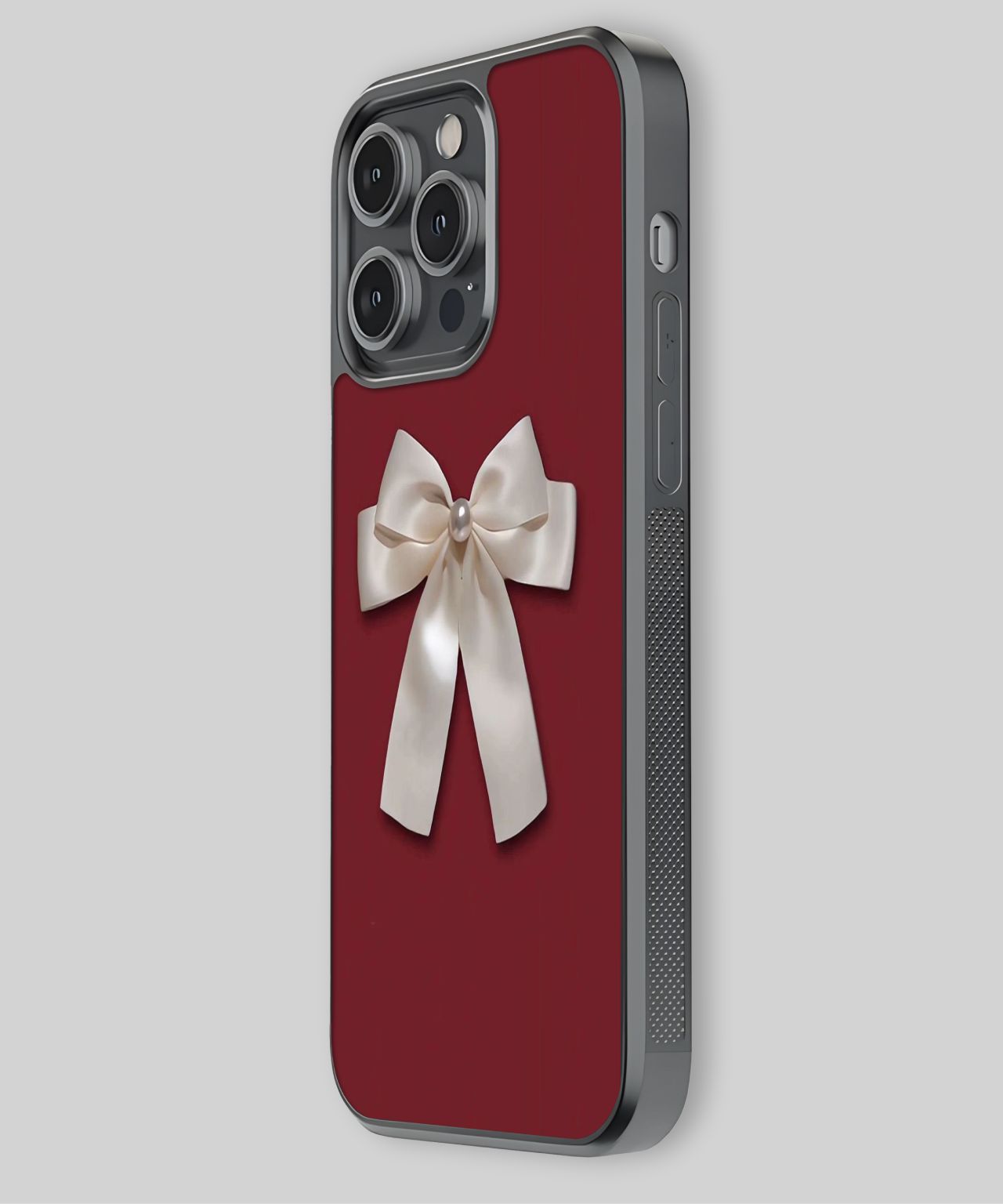 Ivory Pearl Bow iPhone Case 2