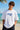 POPCASE white lemon vacation graphic oversized t shirt Freshly Squeezed beach print bold blue text streetwear tshirt summer